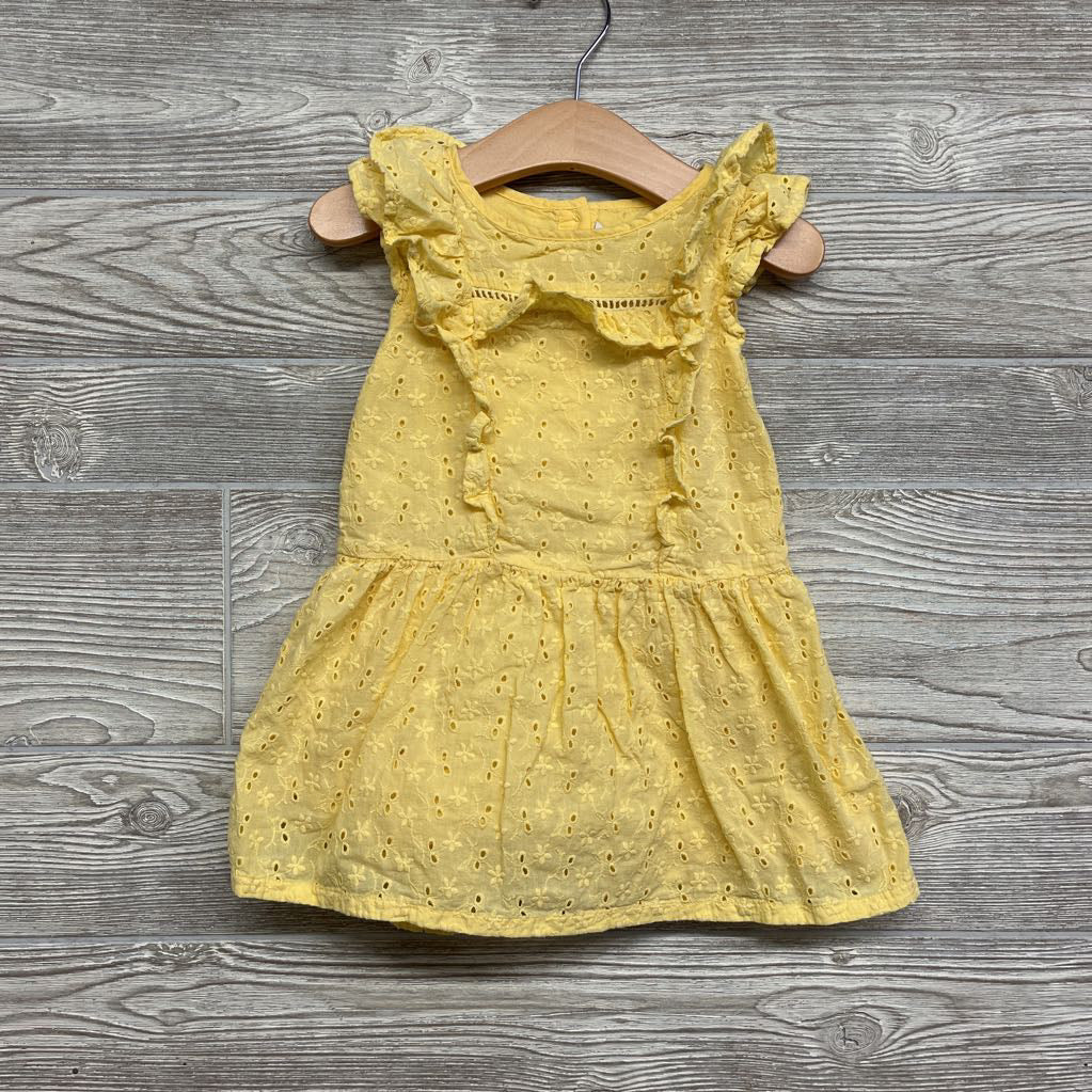 Flutter Sleeve Eyelet Dress 2