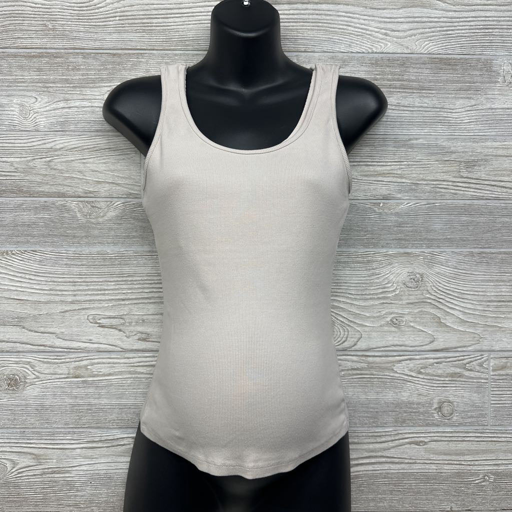 Shoulder Snap Vest Nursing Tank Top Small