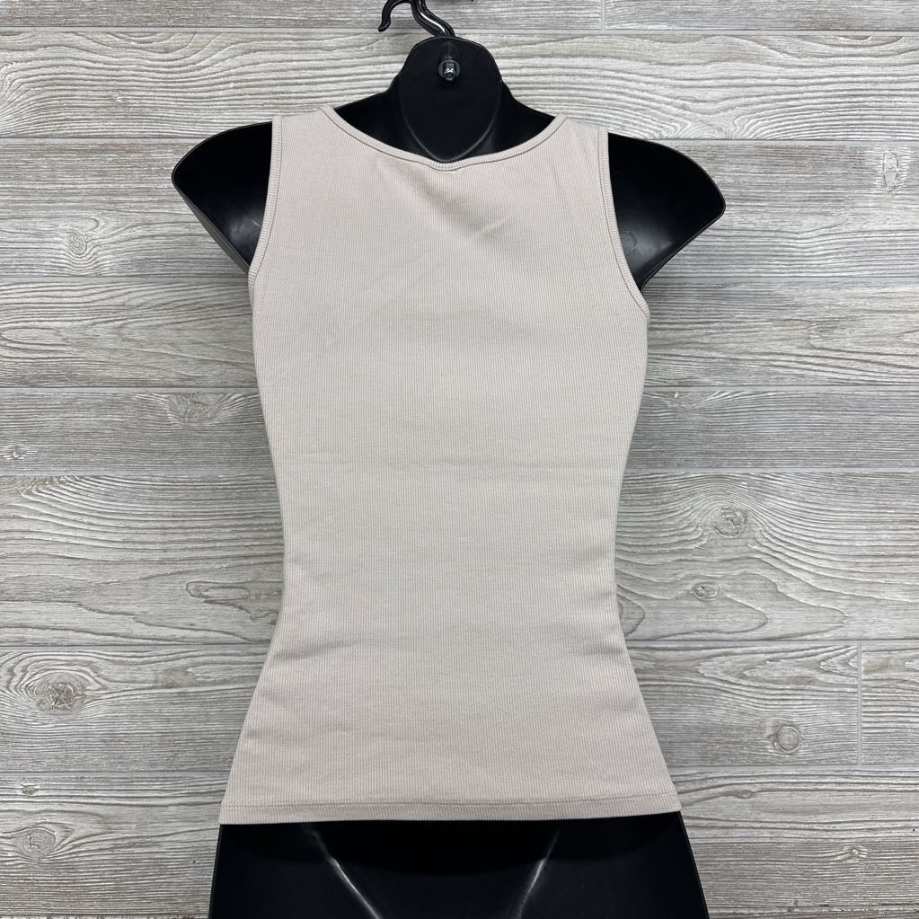 Shoulder Snap Vest Nursing Tank Top Small