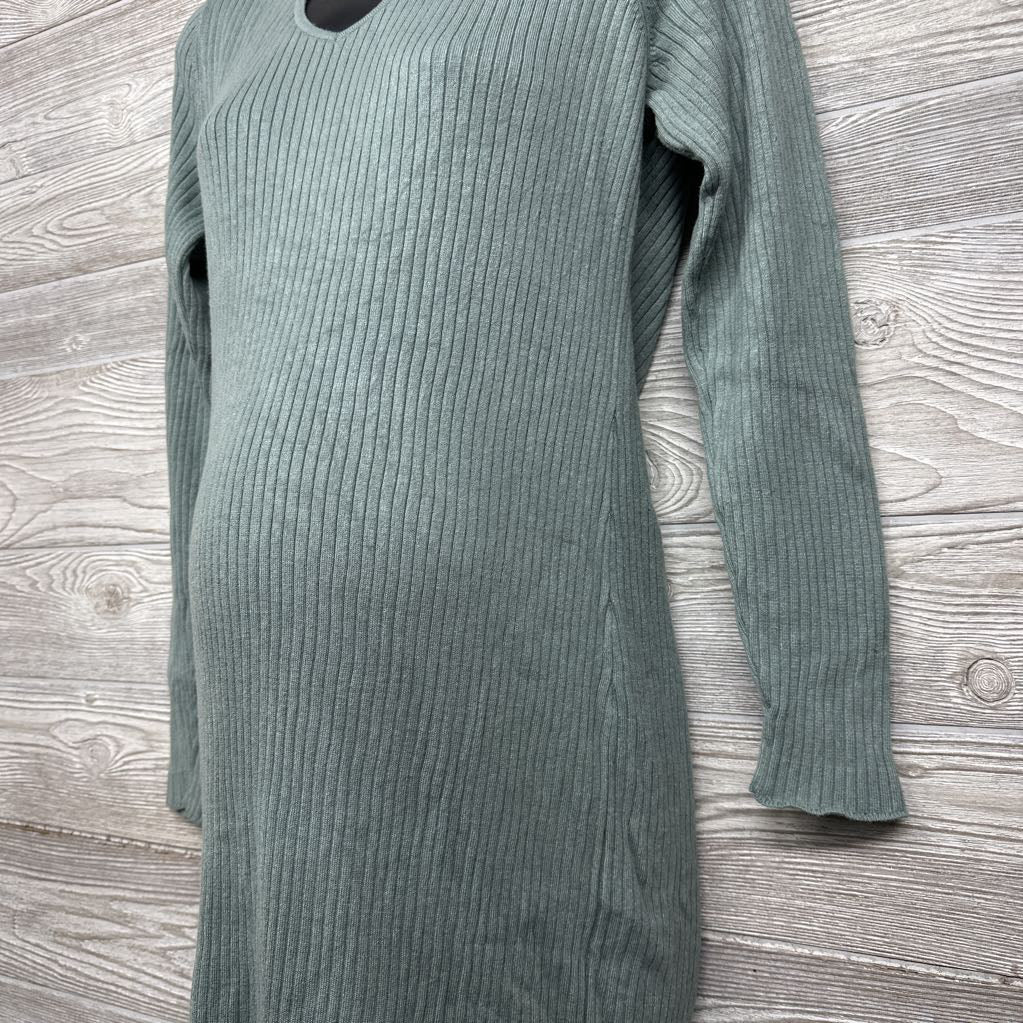 Ribbed Sweater Dress Large