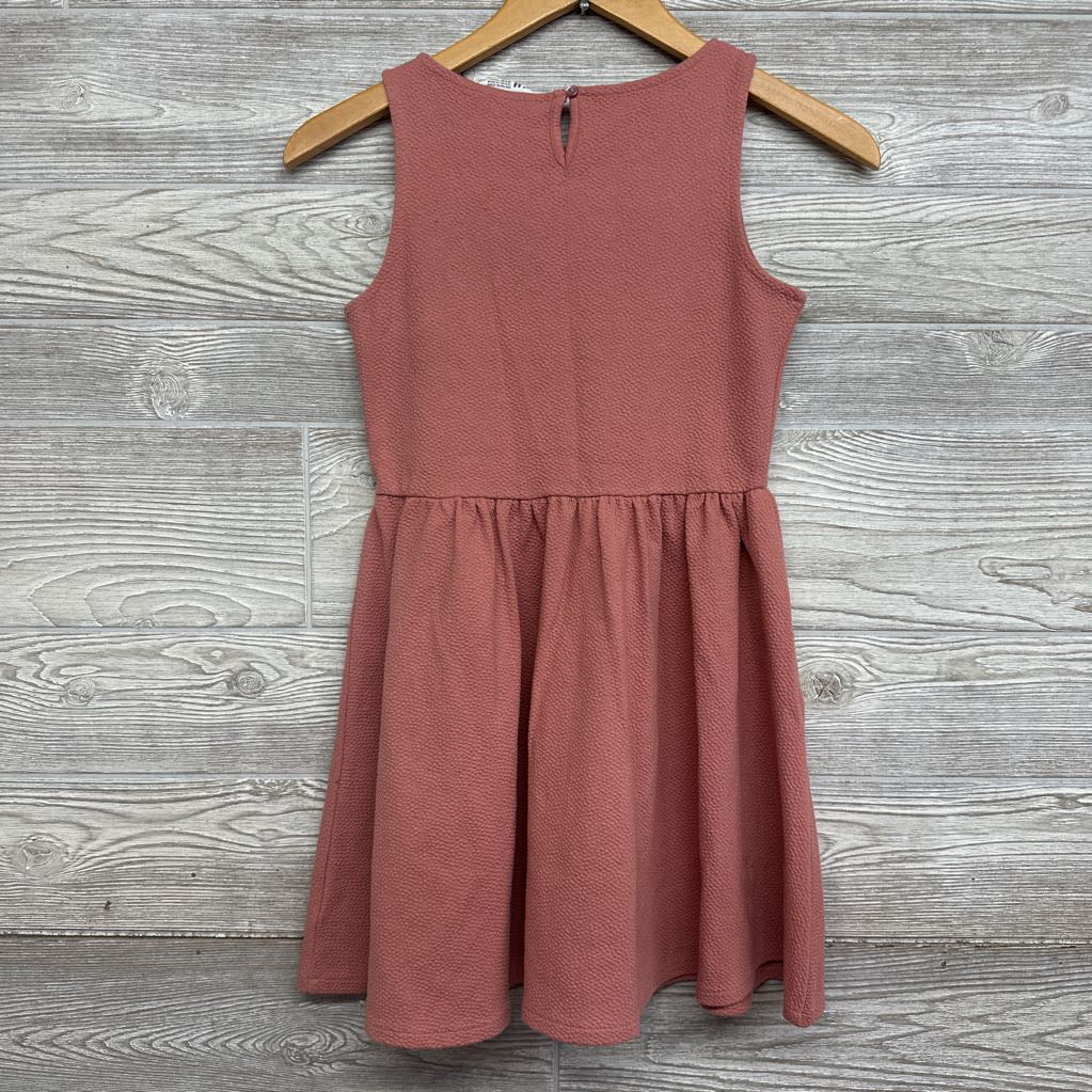 Textured Sleeveless Dress 8-10