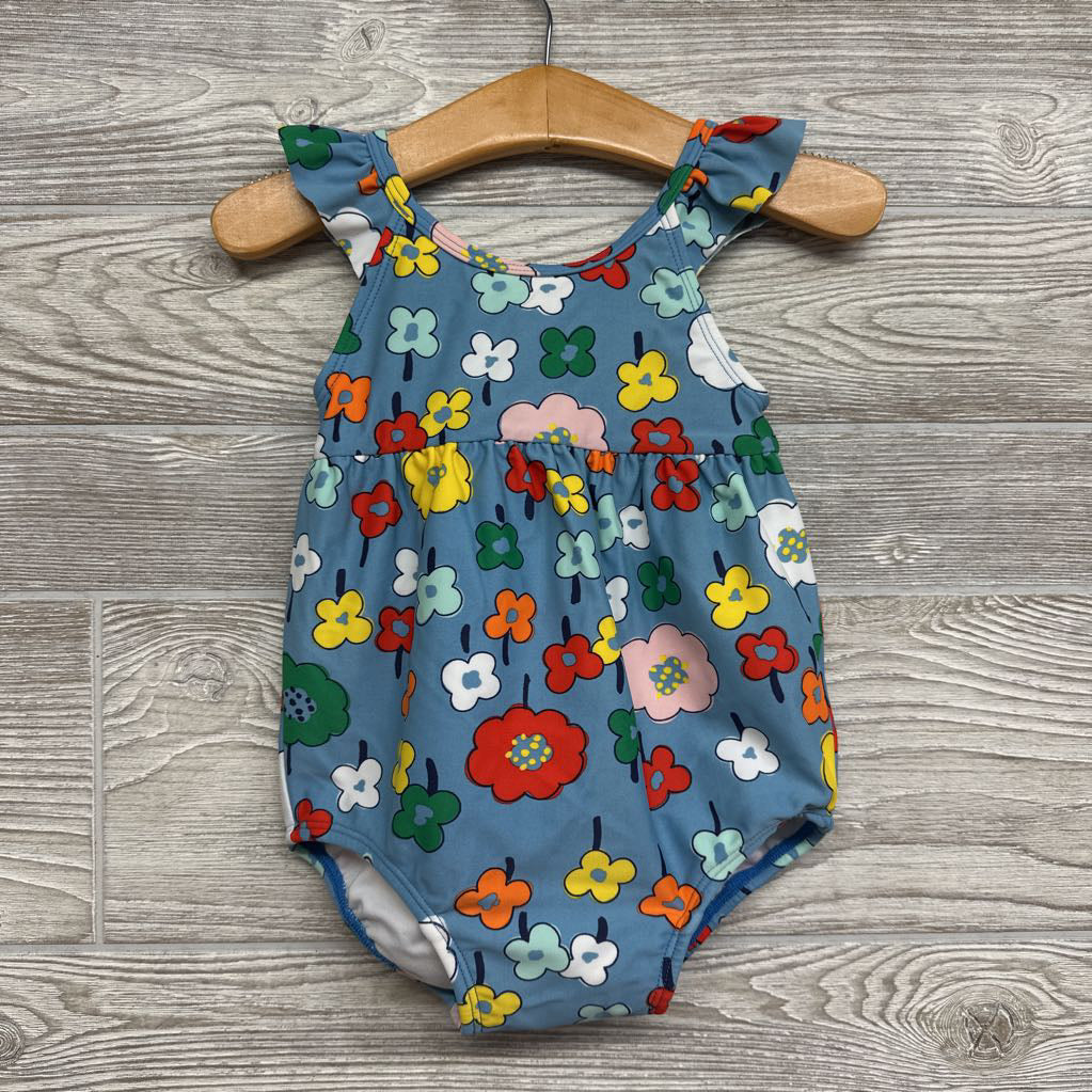 1Pc Swimsuit Flowers 12-18M
