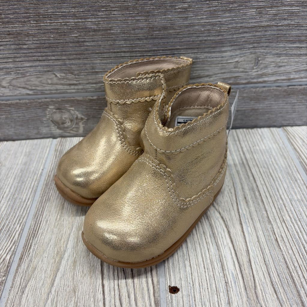 Lillith Side Velcro Shimmer Boot 3C