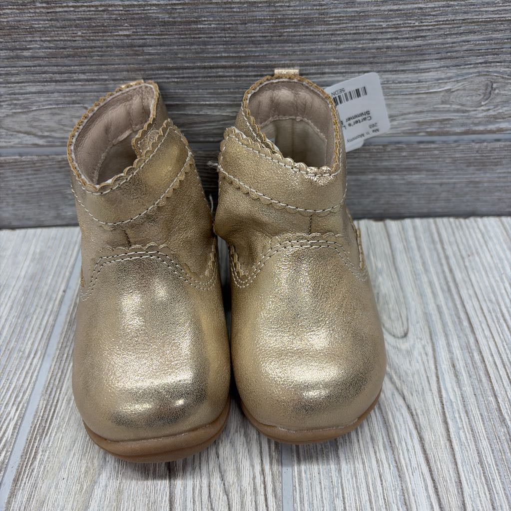 Lillith Side Velcro Shimmer Boot 3C