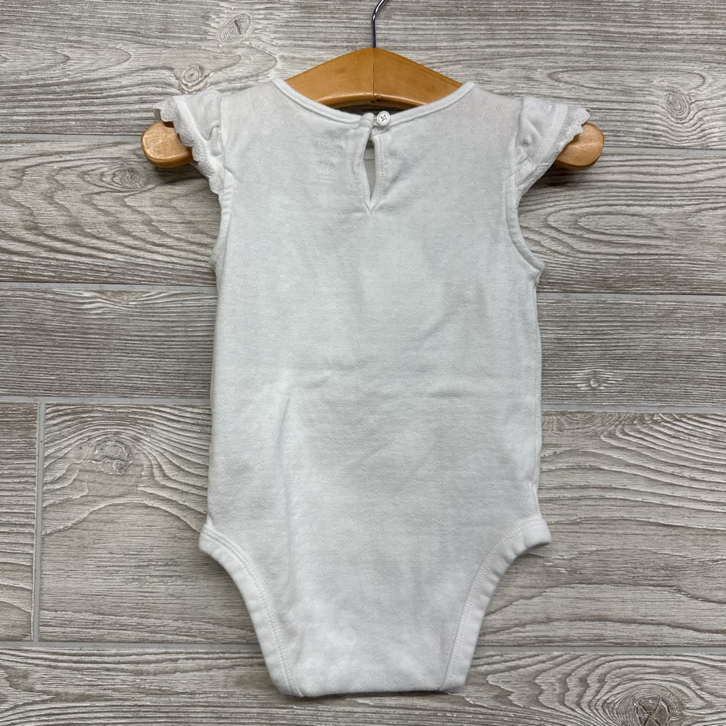 Cap Sleeve Pointelle Bodysuit Eyelet 9M