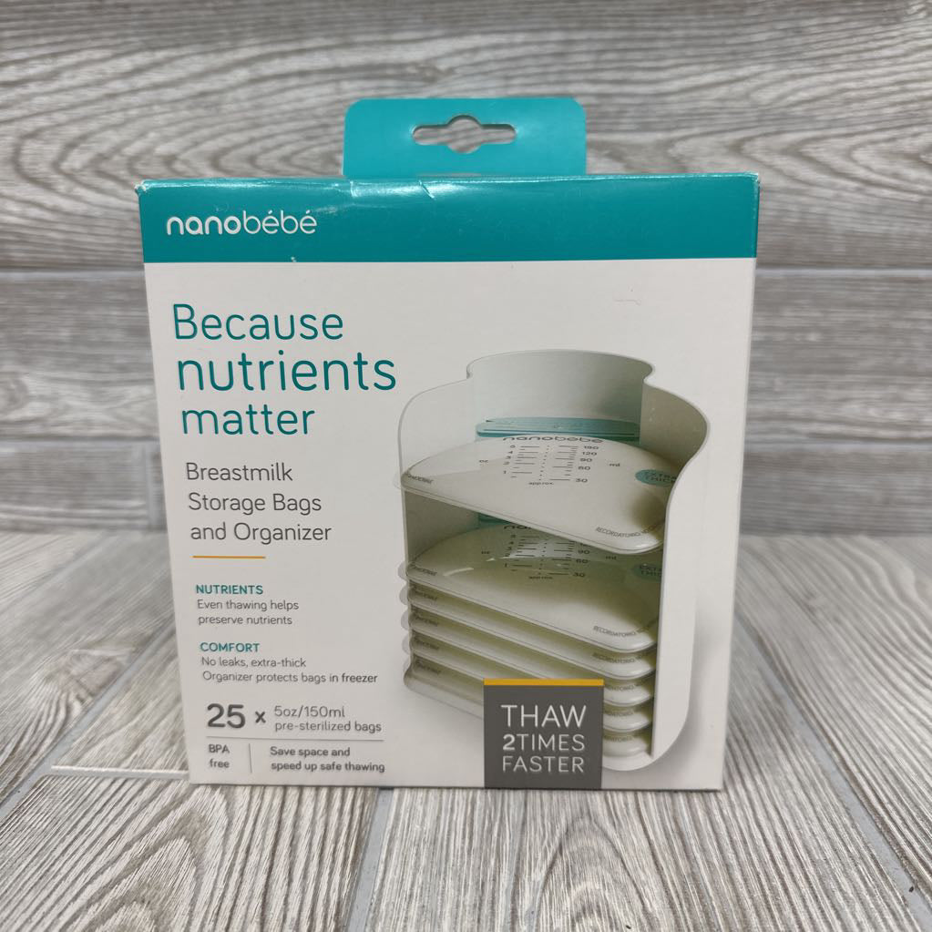 NEW Breastmilk Storage Bags & Organizer