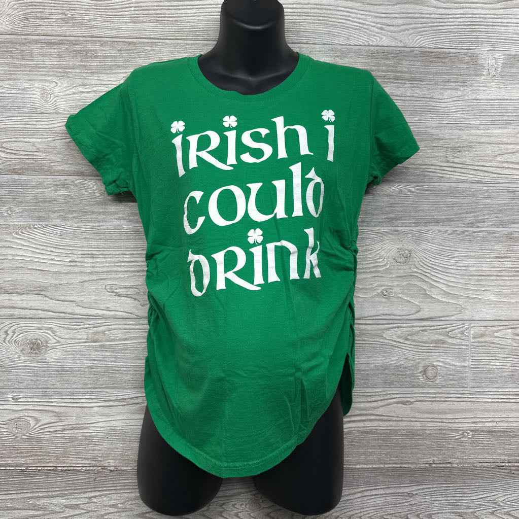 Ruched Shirt Irish I Cold Drink Large
