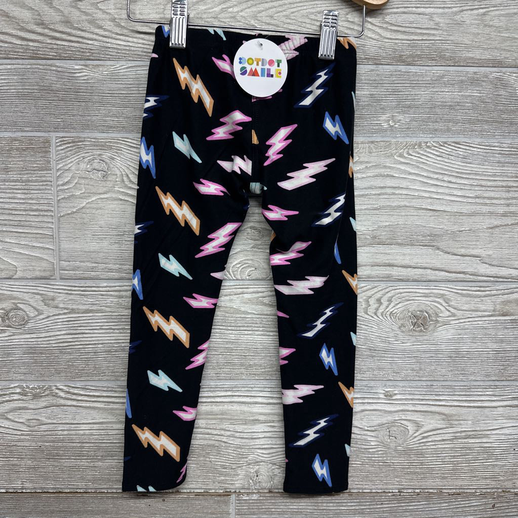 NEW Leggings Lightning Bolts 3-4