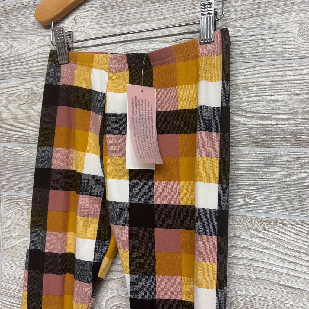 NEW Gingham Leggings 8-10