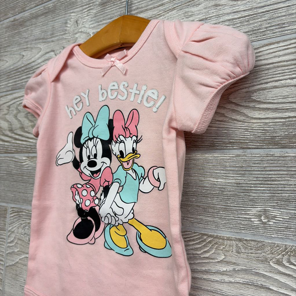 Bodysuit Hey Bestie Minnie Daisy 12M