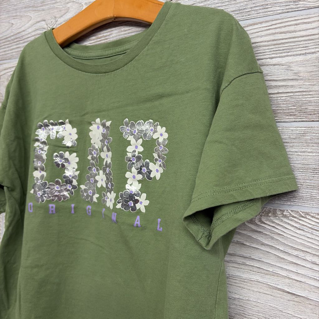 Shirt Foil Flower Logo 14-16