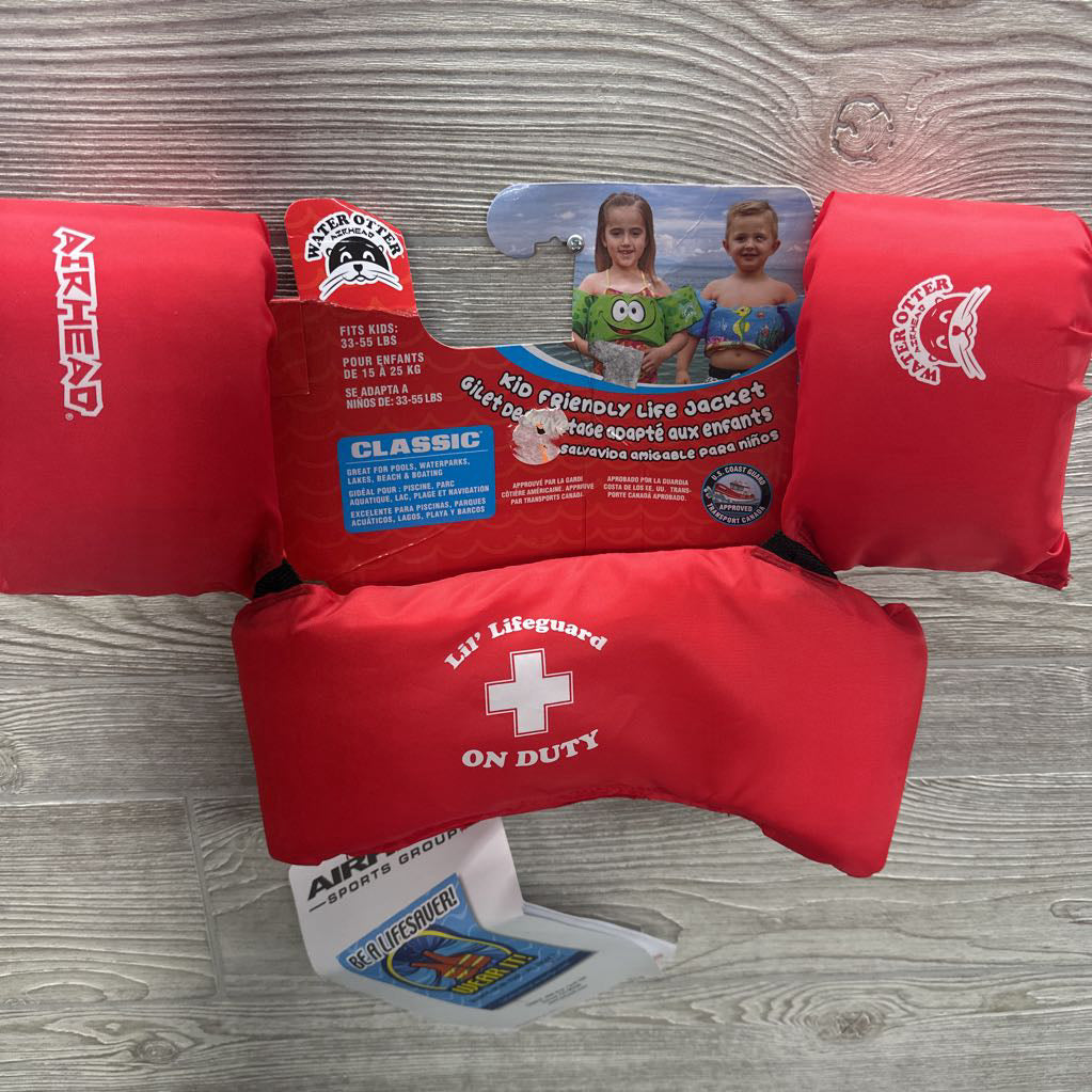 NEW Water Otter Life Jacket Lil Lifeguard On Duty