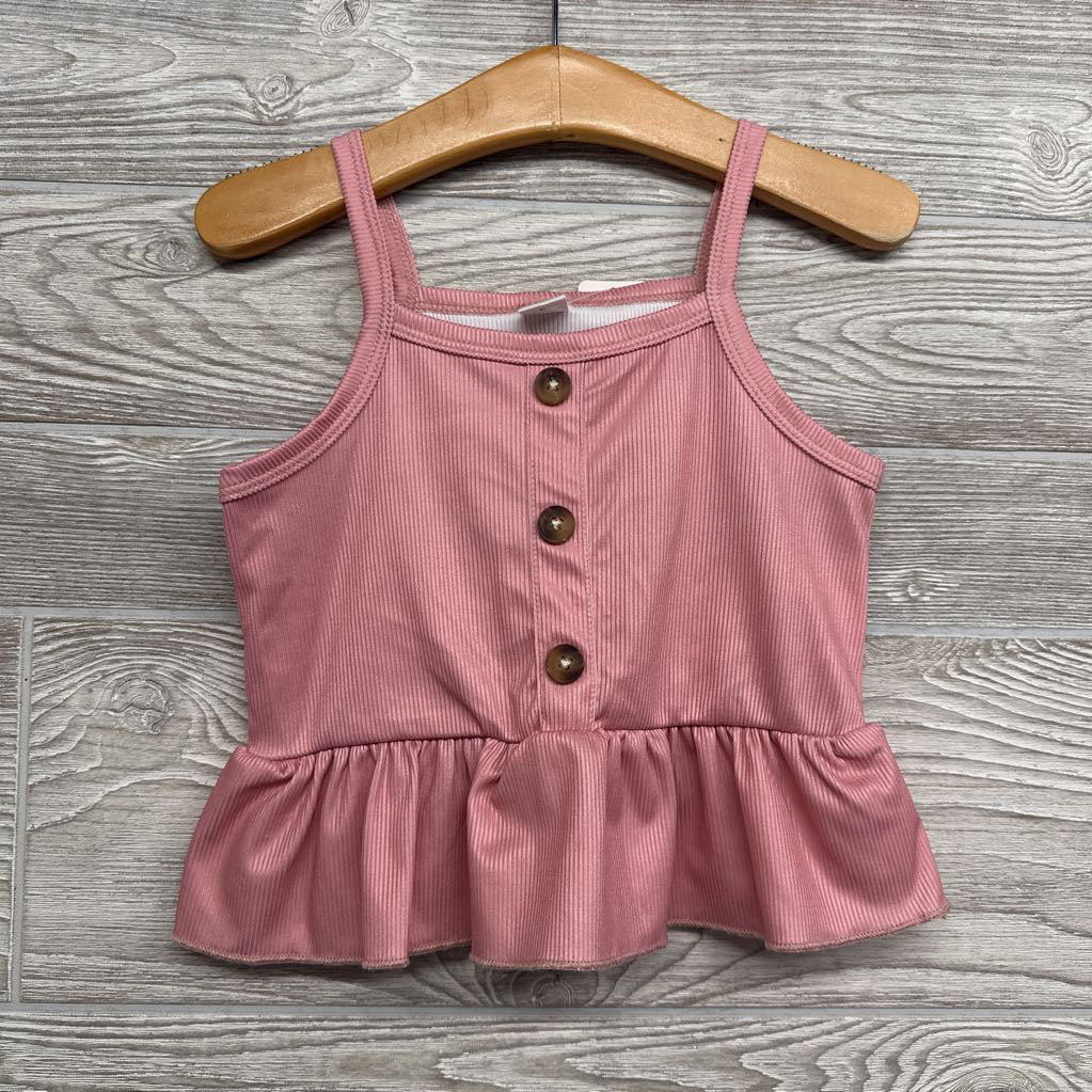 NEW Ribbed Peplum Tank Top 18-24M