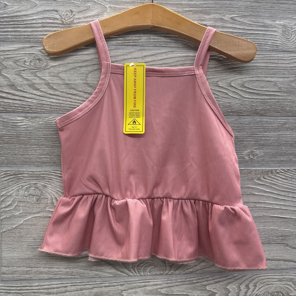 NEW Ribbed Peplum Tank Top 18-24M