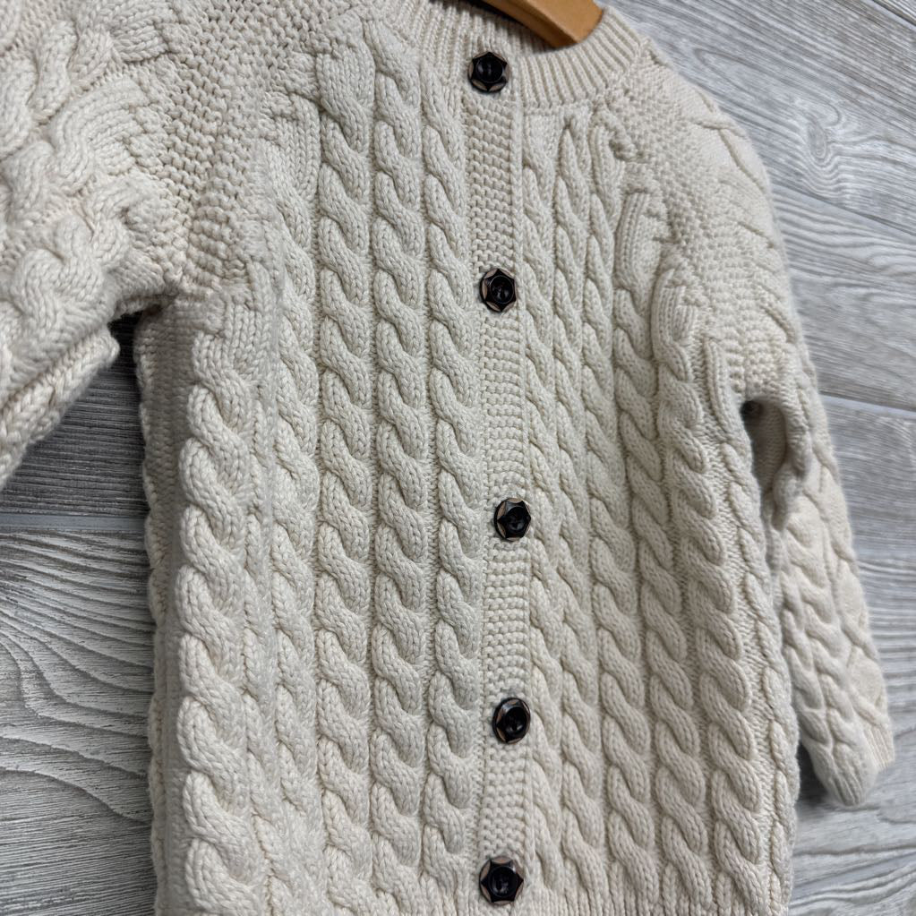 Cable Knit Sweater Cardigan 2T
