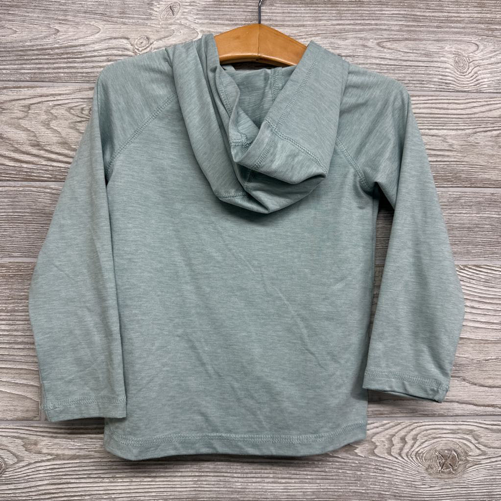 LS Active Shirt W/ Hood Sail Boat 3T