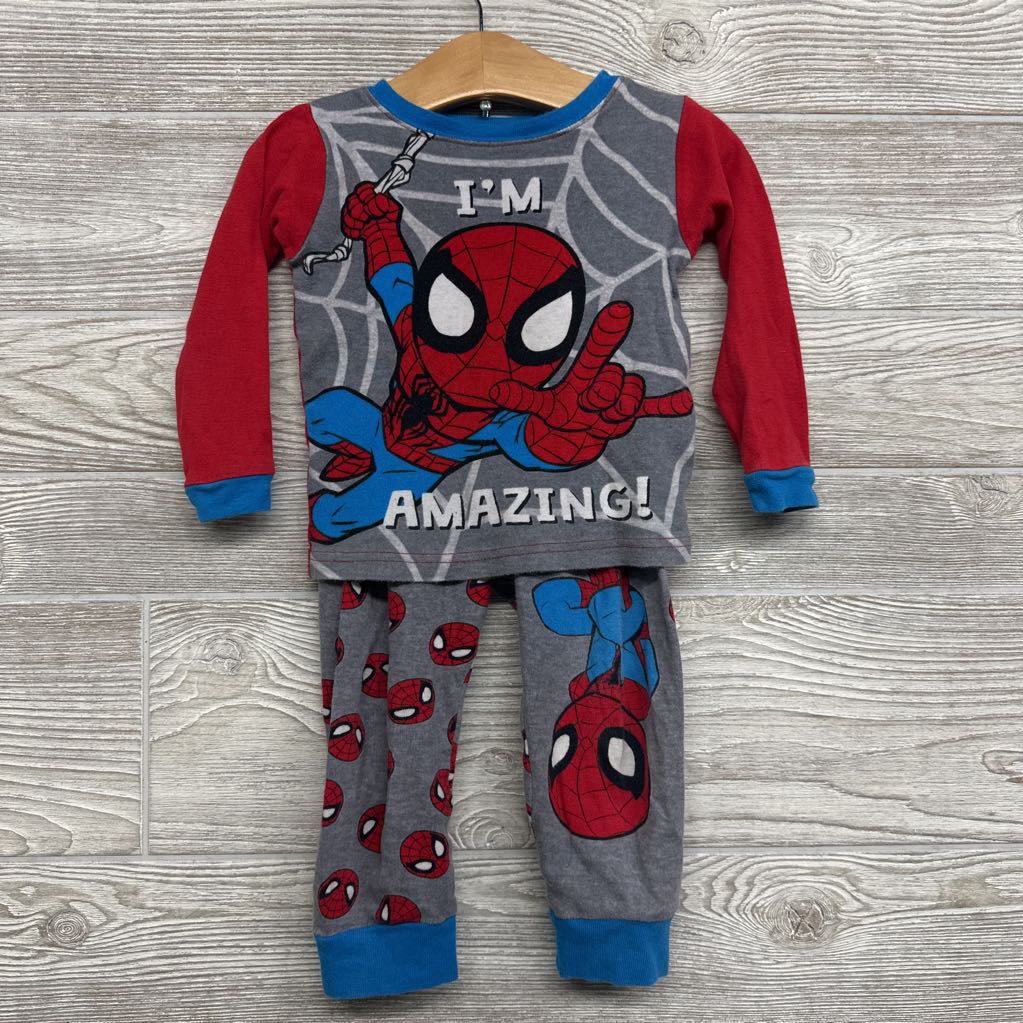 2 Pc LS PJs Spider Man 3T