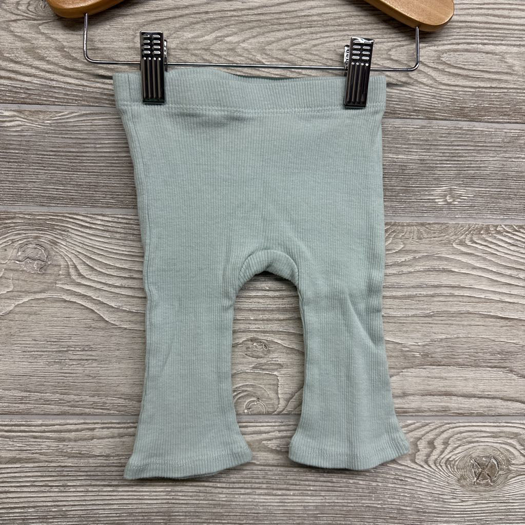 Ribbed Harem Flare Pants 3-6M