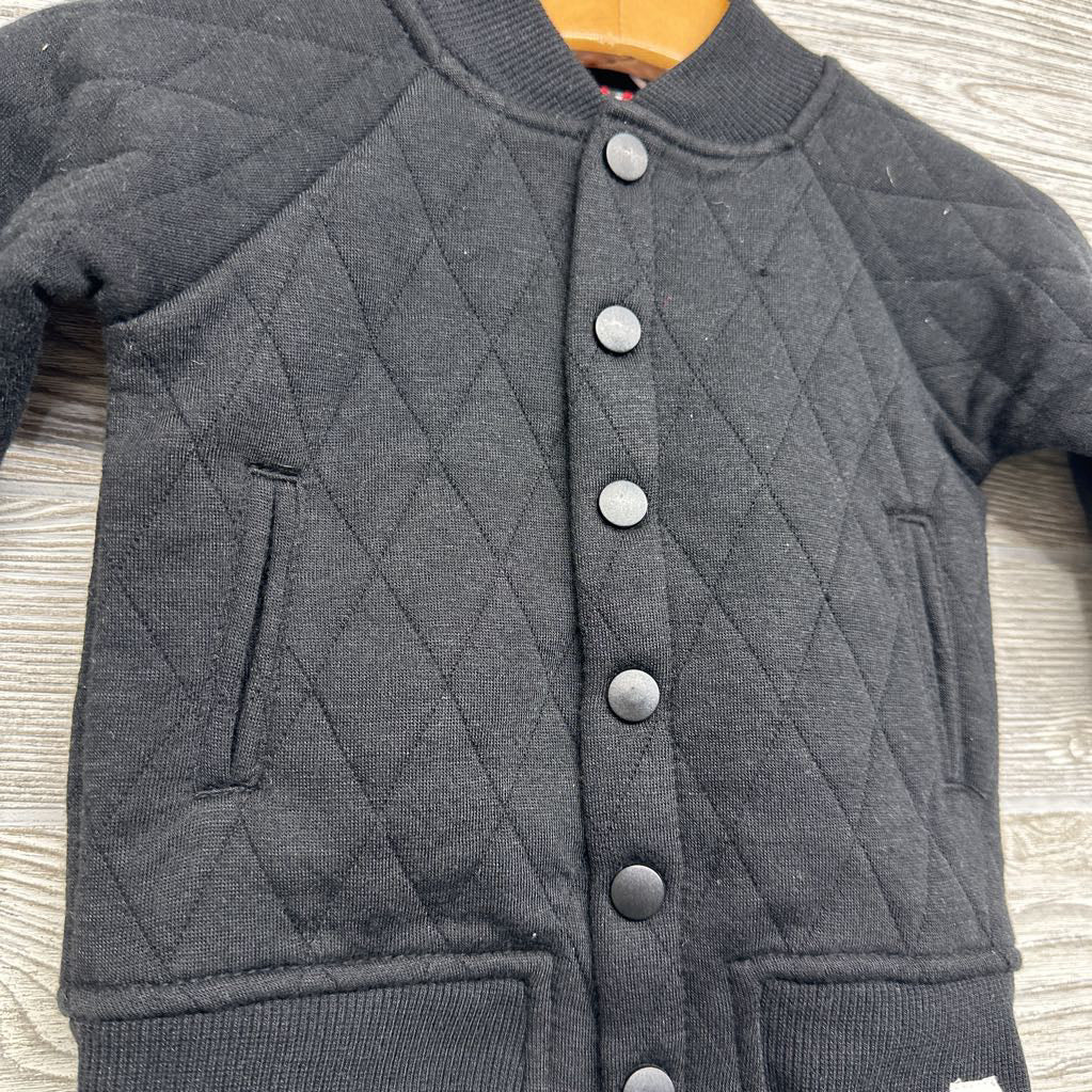NEW Quilted Snap Jacket 0-3M
