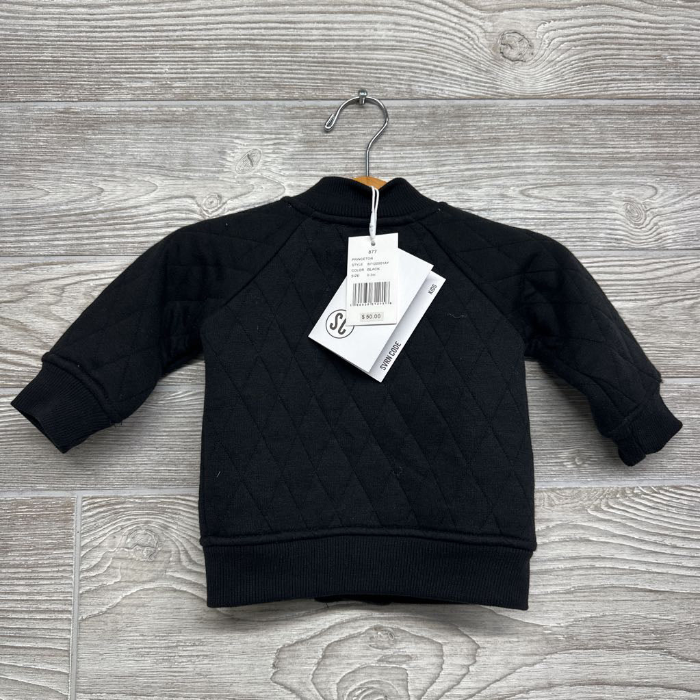NEW Quilted Snap Jacket 0-3M