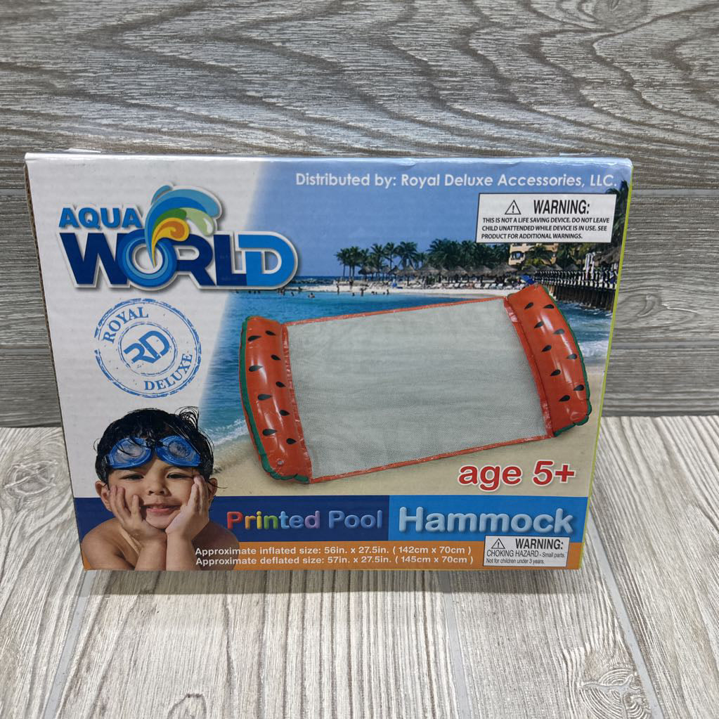 NEW Printed Watermelon Pool Hammock