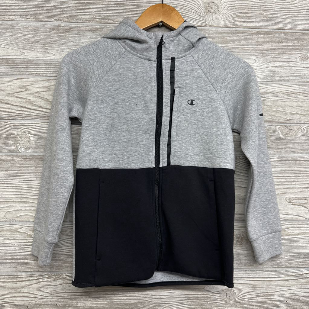 Full Zip Double Knit Hoodie 7-8