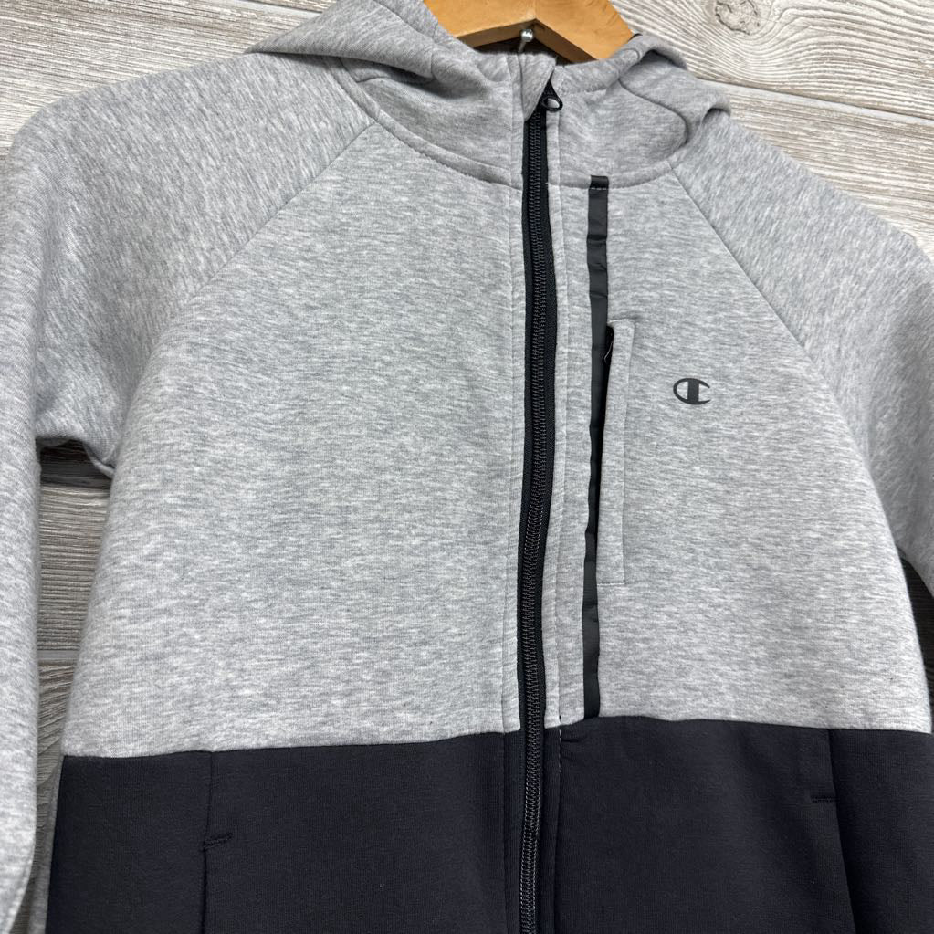 Full Zip Double Knit Hoodie 7-8