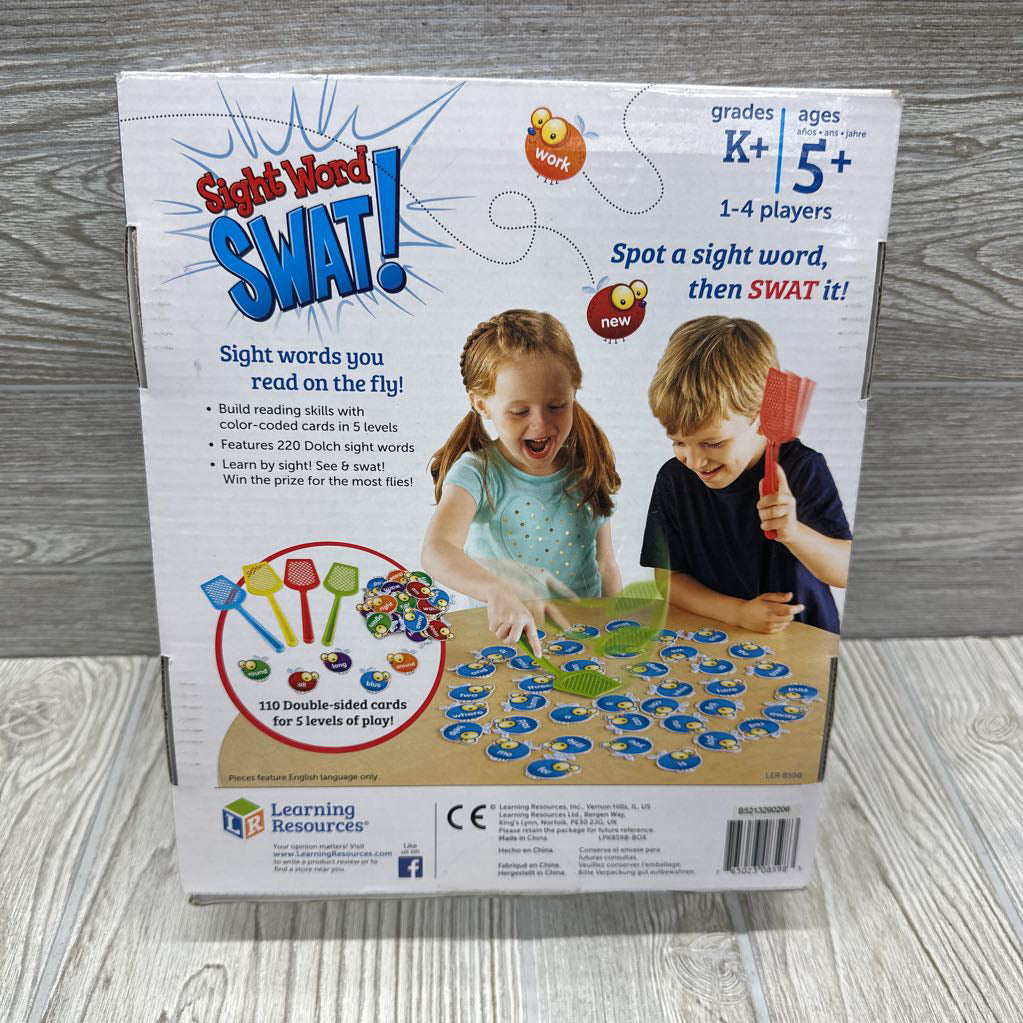 Sight Word Swat Game