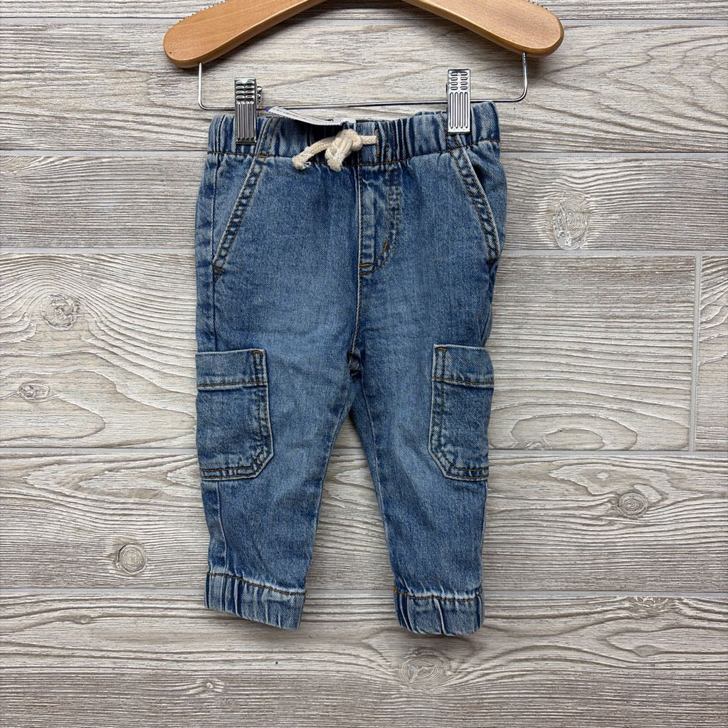 Denim Jogger Pants Cargo 12M