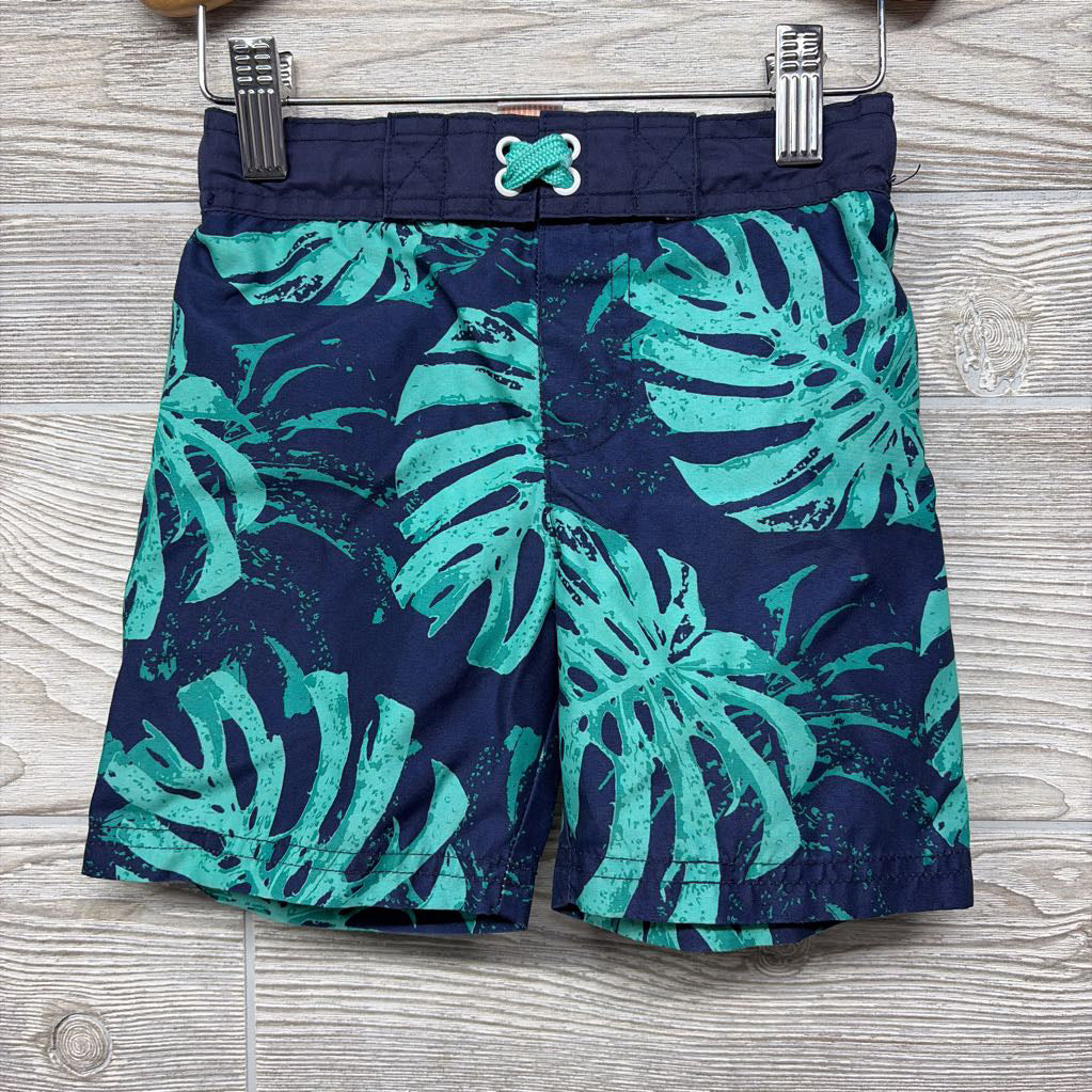 Swim Trunks Leaves 4T