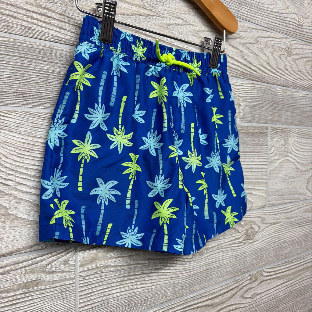 Swim Trunks Palm Trees 4T