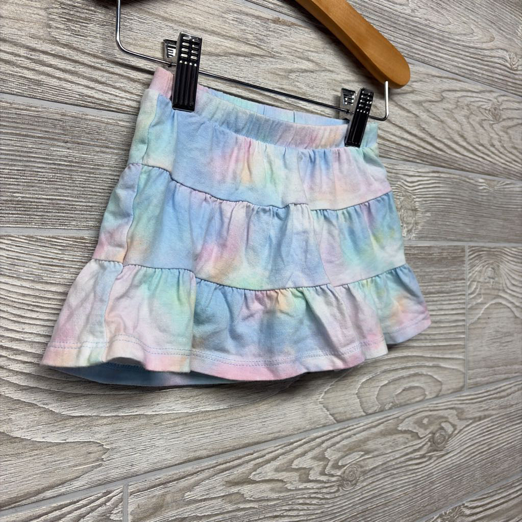 Tiered Skort Tie Dye 12M