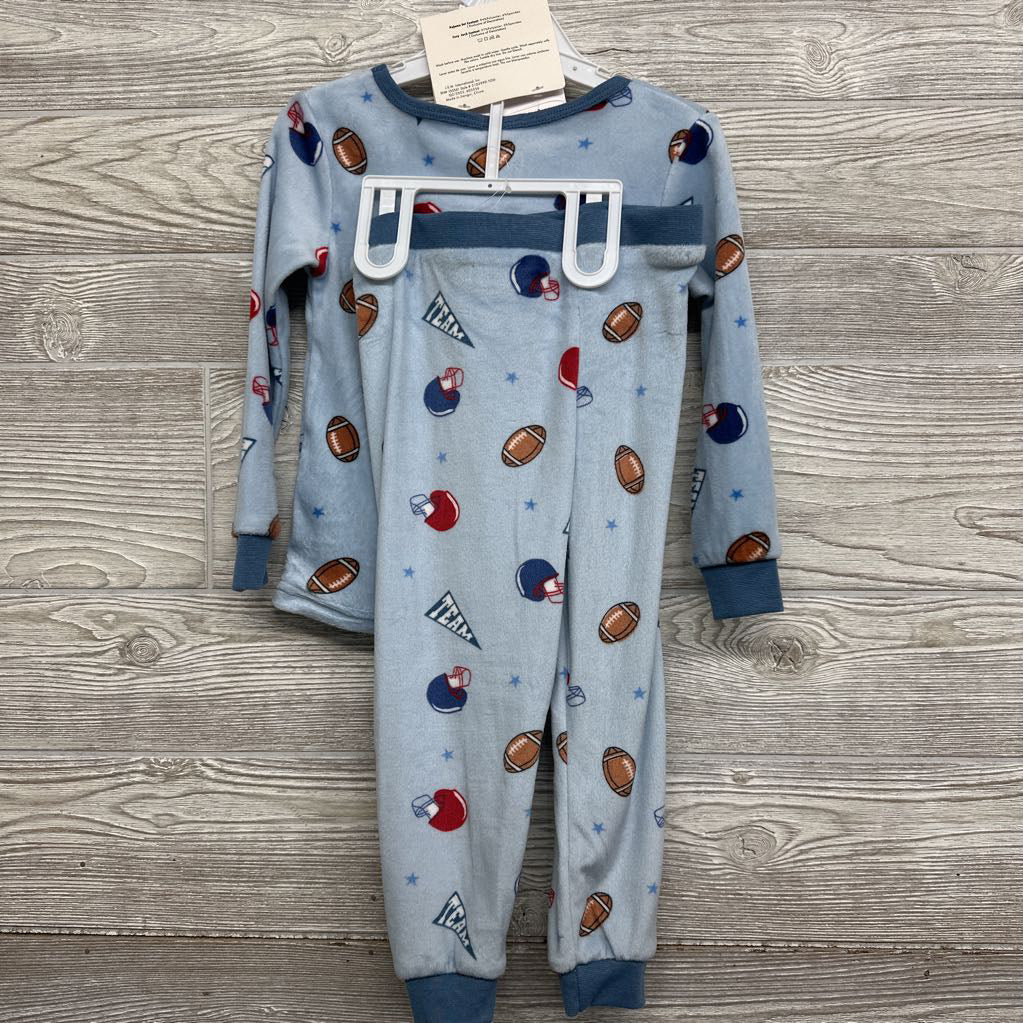 NEW 2 Pc Plush Pj Football & Socks 4t