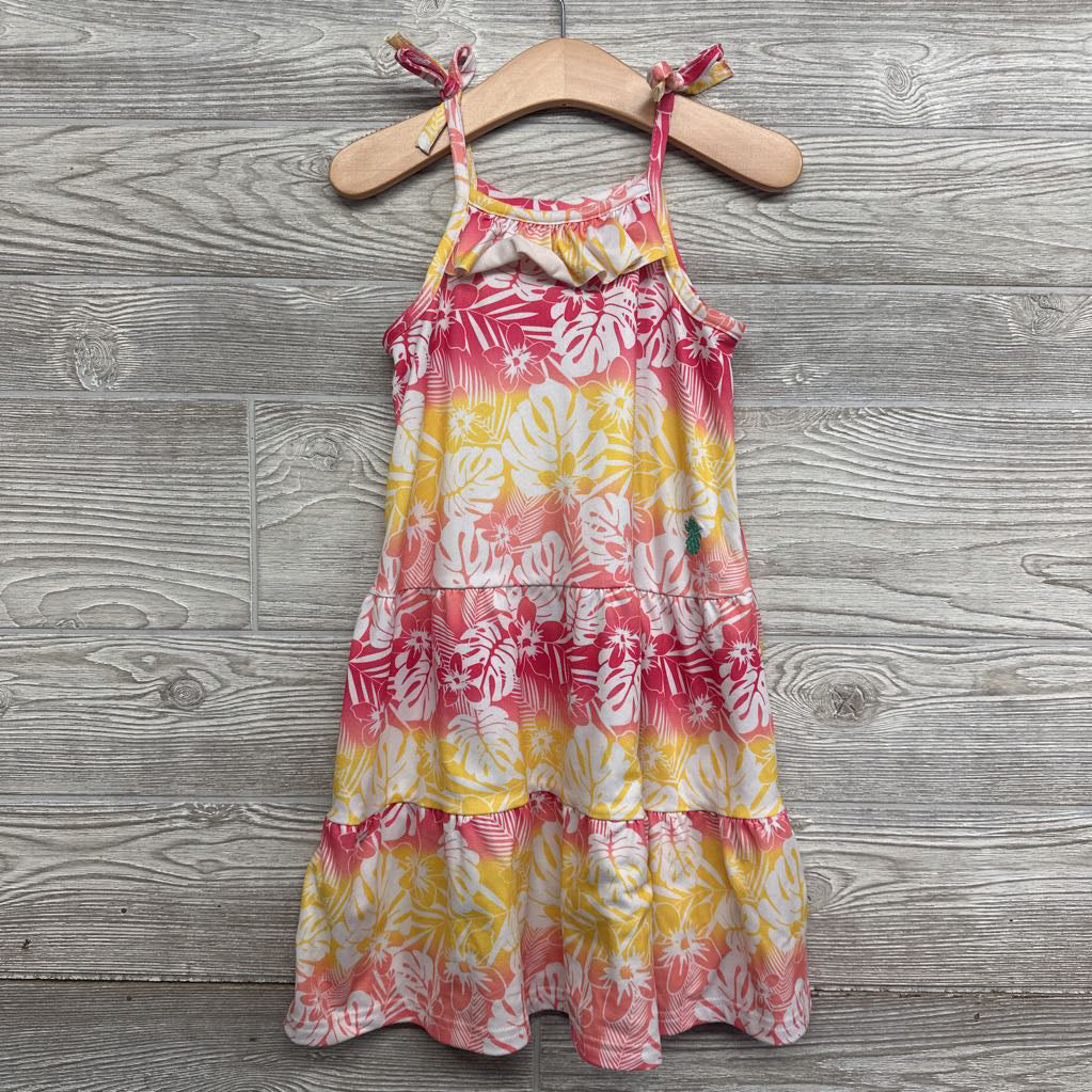 Tank Dress Flowers 4t