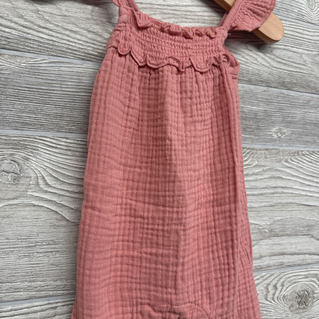 Muslin Flutter Sleeve Romper 3-6M