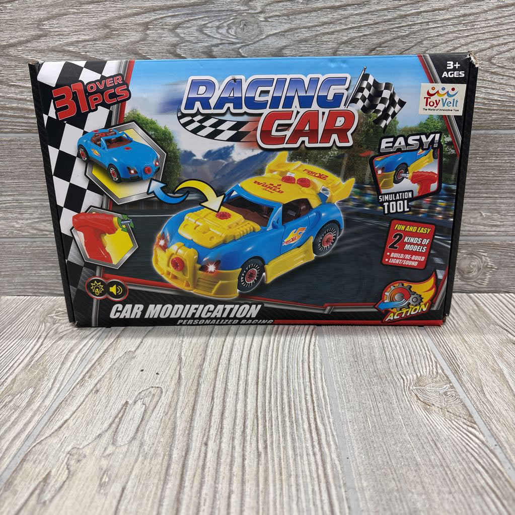 Take Apart Toy Vehicle w/ Electric Power Drill