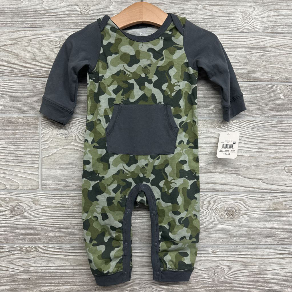 NEW LS Camo Outfit & Bib 3-6M