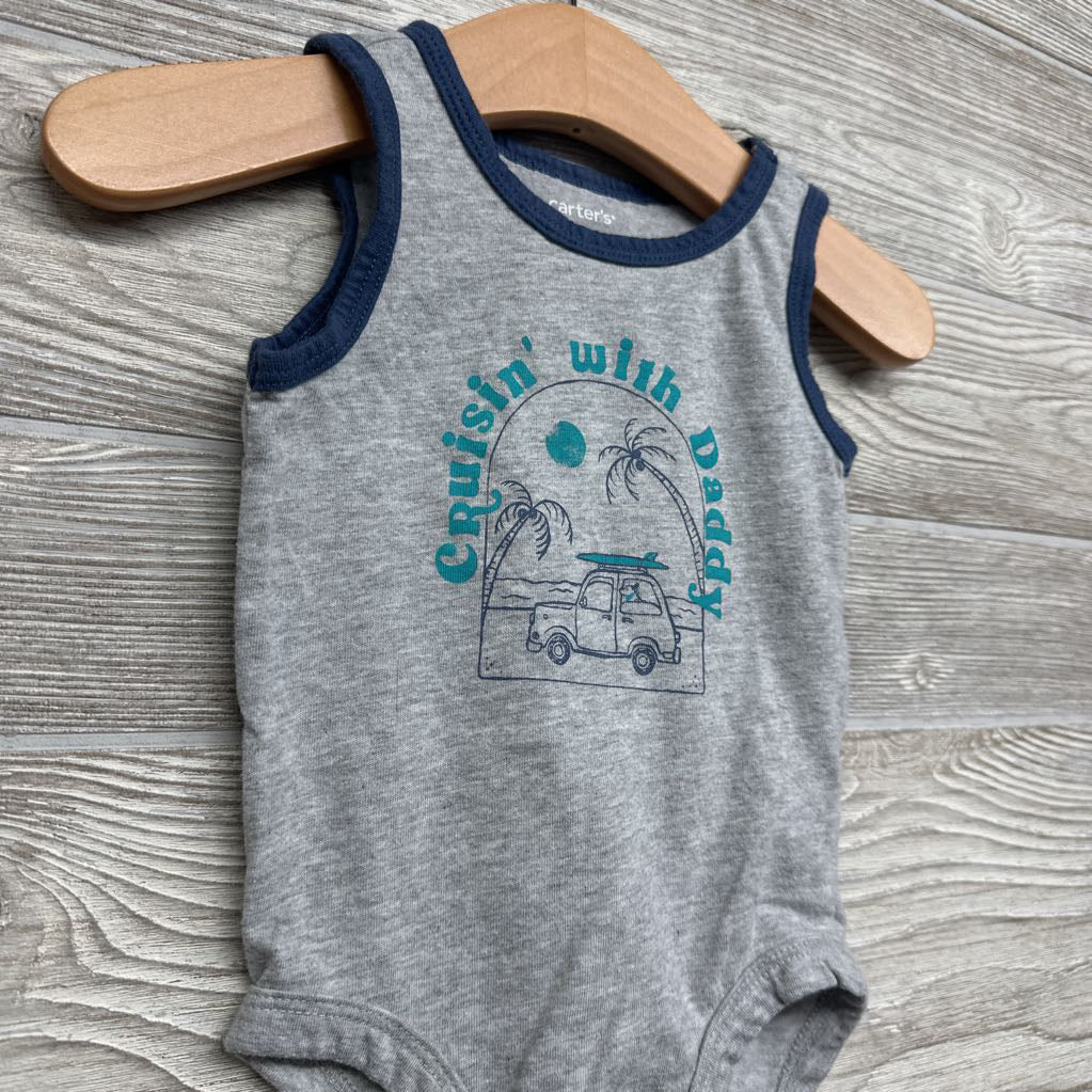 Tank Bodysuit Crusin' With Daddy 6M