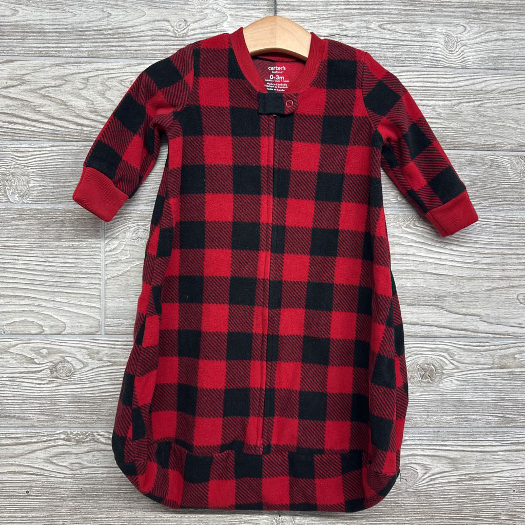 Blanket Sleepsack Buffalo Plaid 0-3M