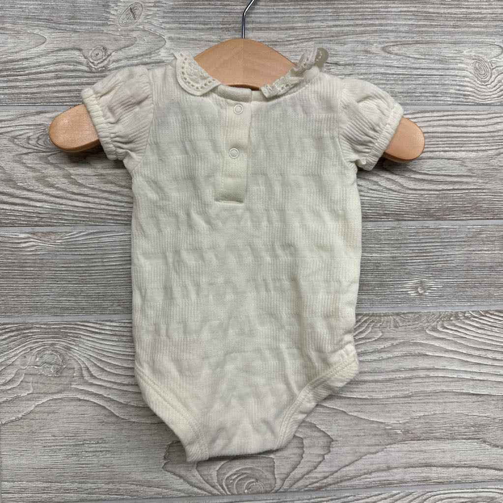 Eyelet Collared Bodysuit 0-3M