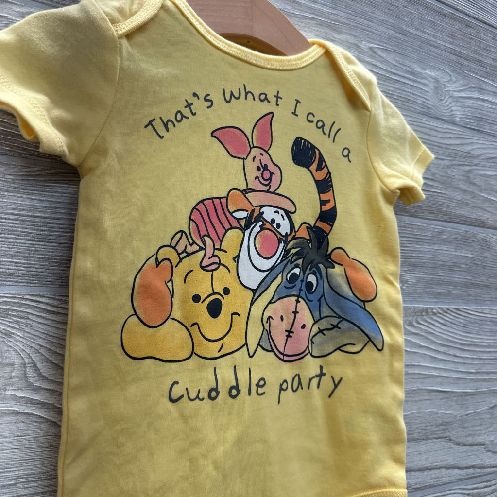 3 Pk Bodysuits Characters Stripes Cuddle Party 24M