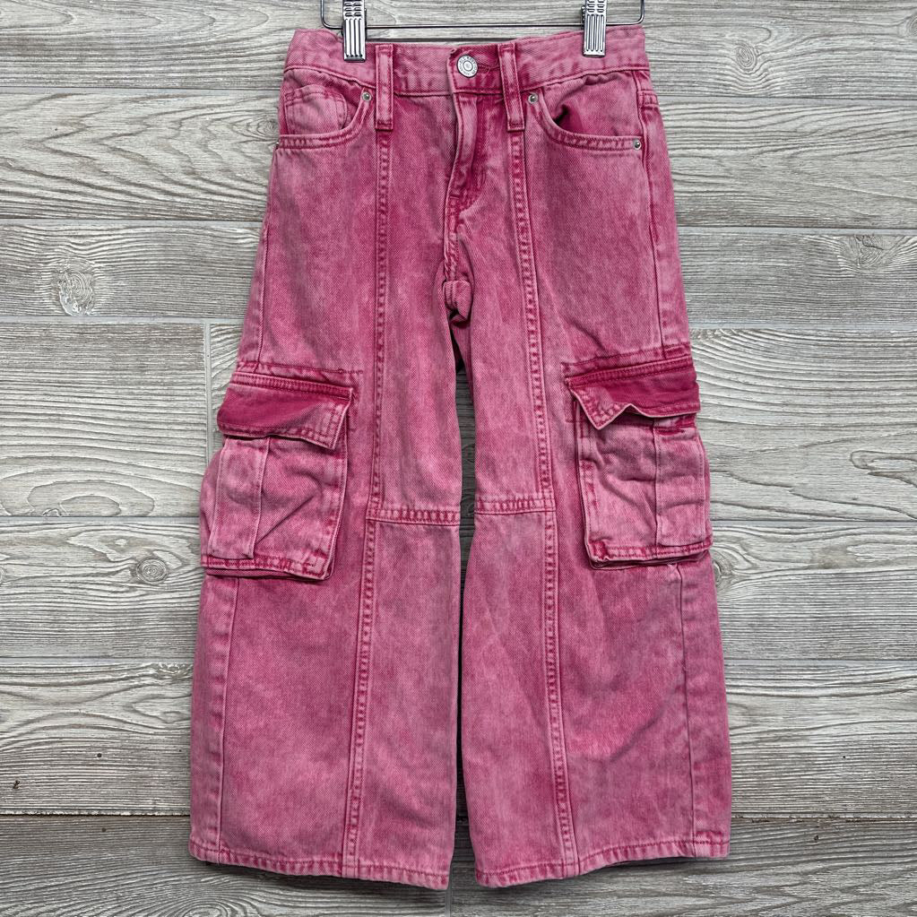High Rise Baggy Cargo Jeans 6
