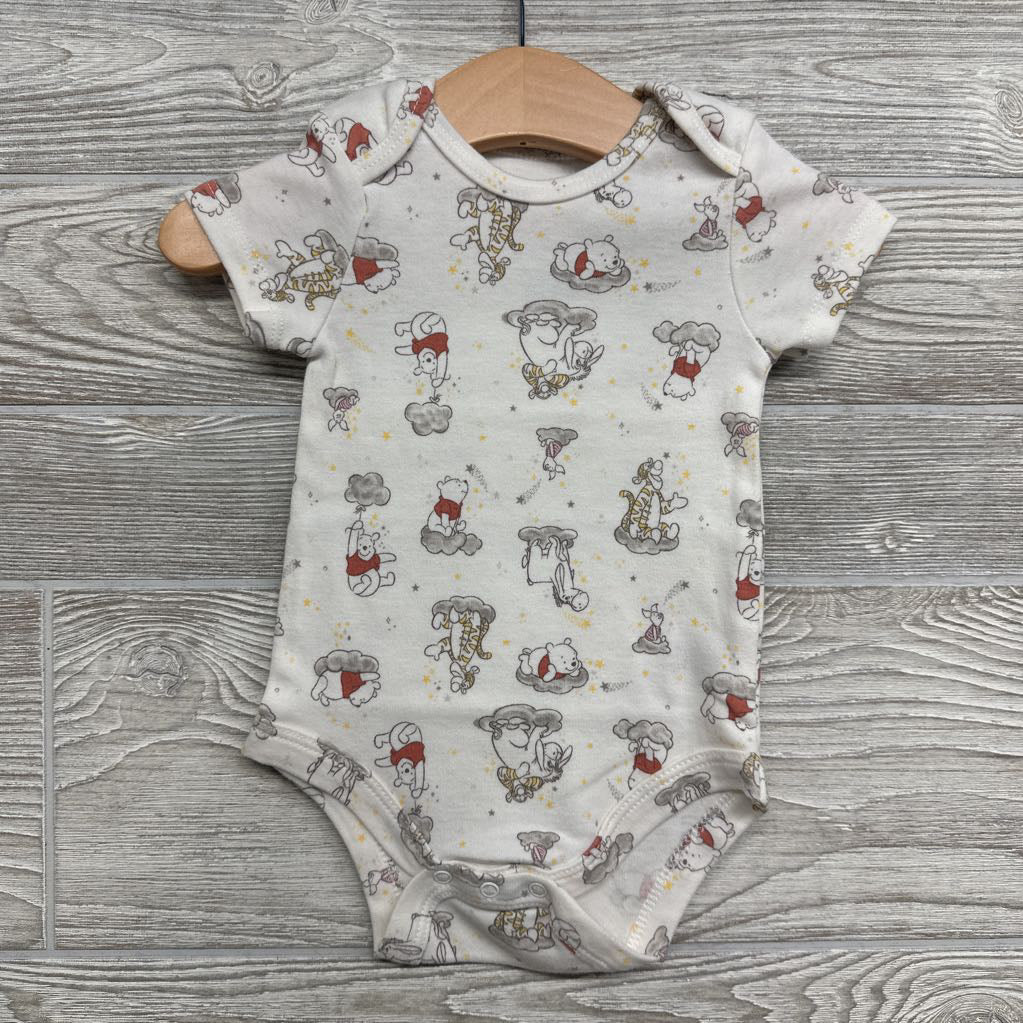3 Pk Bodysuits Winnie The Pooh Best Friends Stripes 3-6M