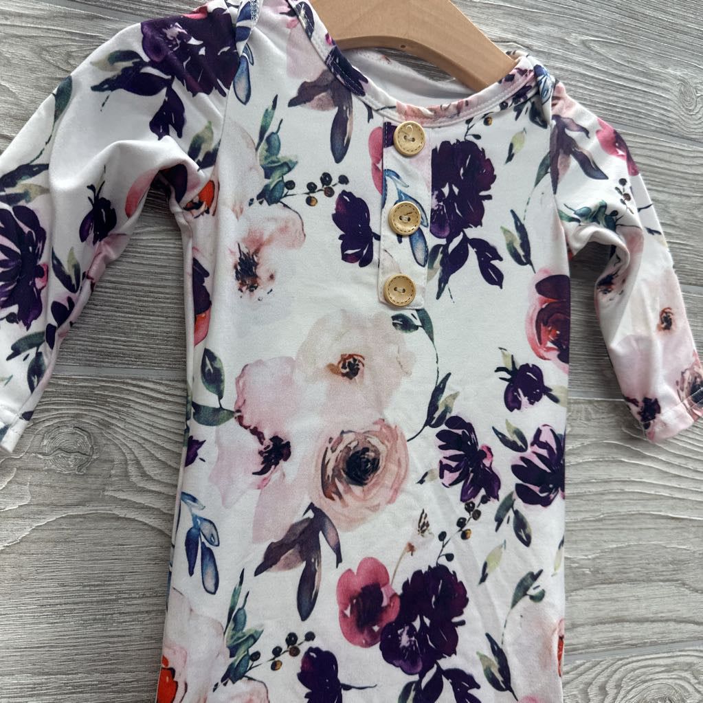 Gown Flowers 0-3M
