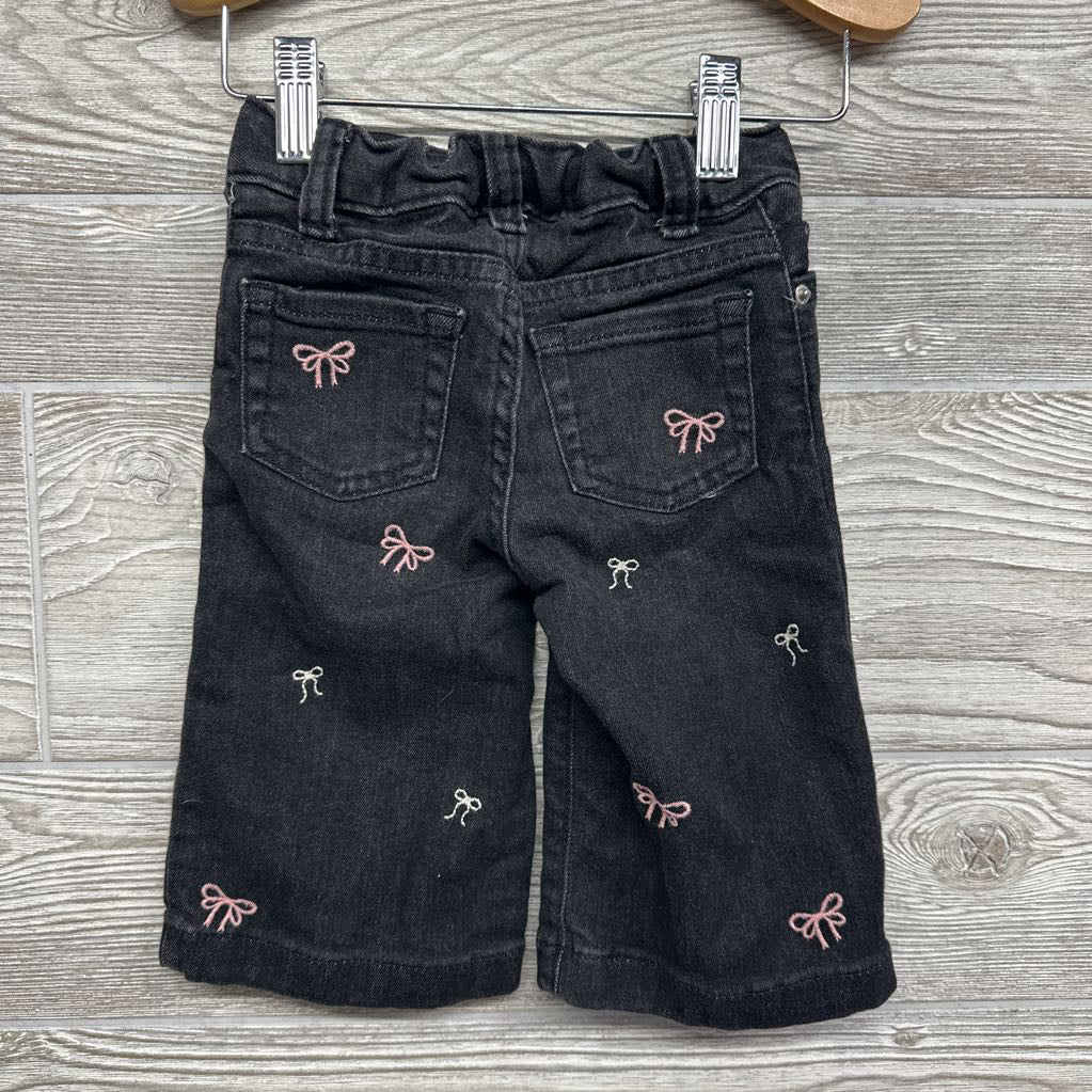 Wide Leg Jeans Bows 12M