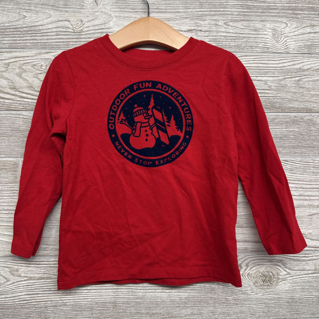 LS Shirt Outdoor Fun Never Stop Exploring 3t