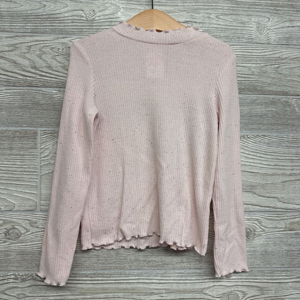 LS Ribbed Shirt Glitter & Houndstooth Jumper 6