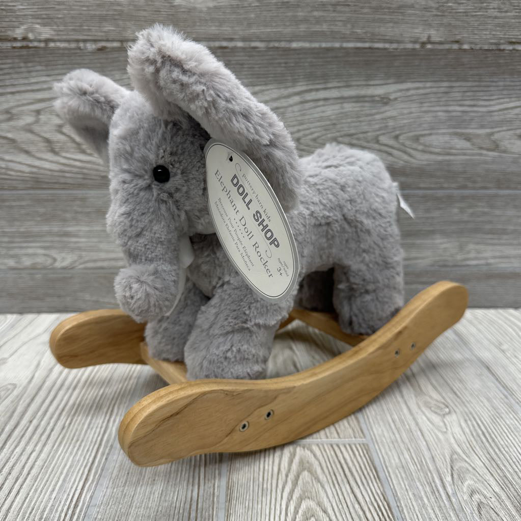 NEW Doll Plush Elephant Rocker