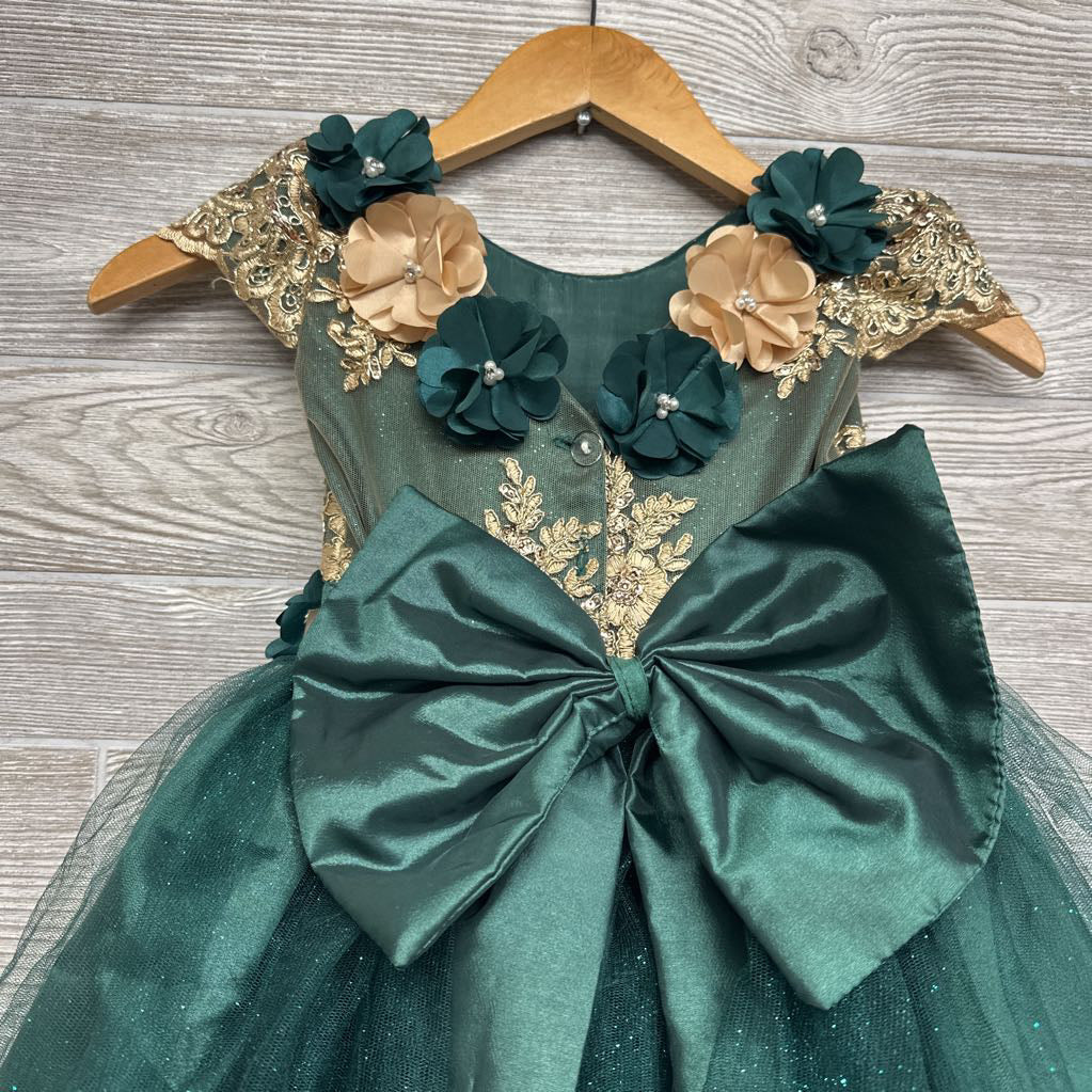 Glitter Tulle Dress Flowers
