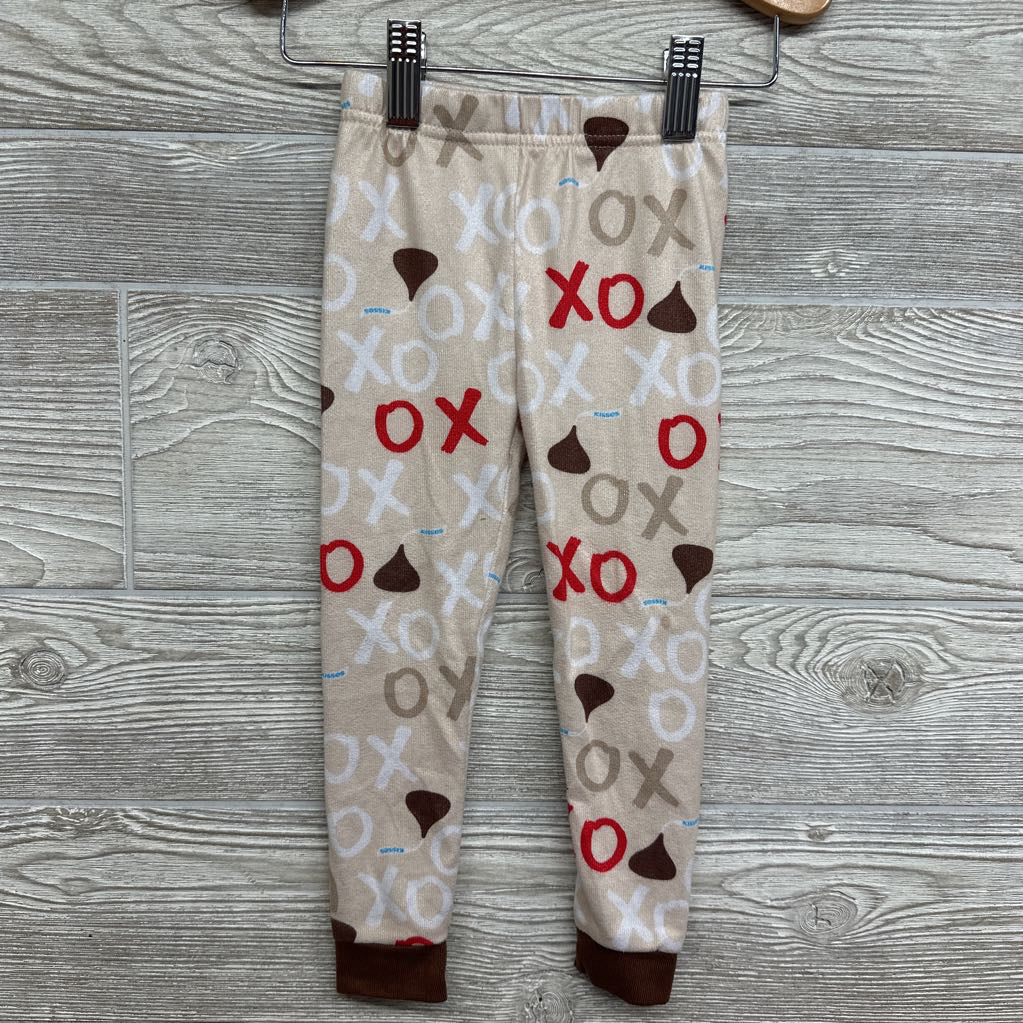 2 Pc LS PJs XOXO 2T